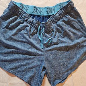 Nike Blue Dri-Fit Workout Shorts L